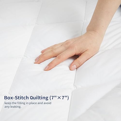 Miniatura 7 de Sunflower Protector de colchón acolchado de enfriamiento King, protector de colchón King Chill suave, funda de colchón King impermeable, bolsillo