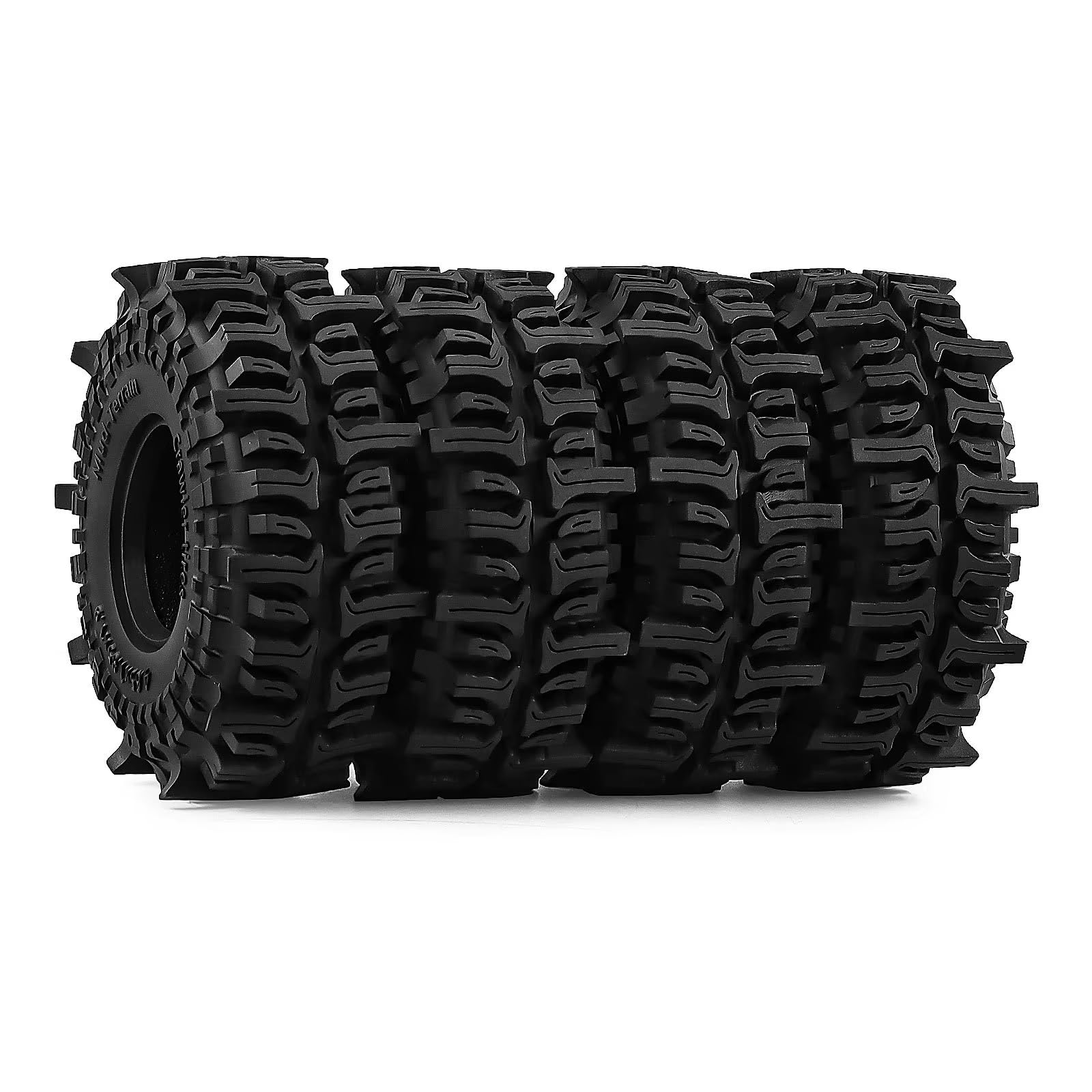 Per Axial Per SCX10 Per Traxxas Per TRX4 CrossRC Per Enduro Per Redcat Per WPL D90 1/10 RC Parti Automobili 1.9 Pollici 118mm Fango Pneumatici Fuoristrada Ricambi Modellini RC