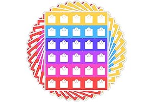 Rainbow Fitness Weight Scales Planning Stickers