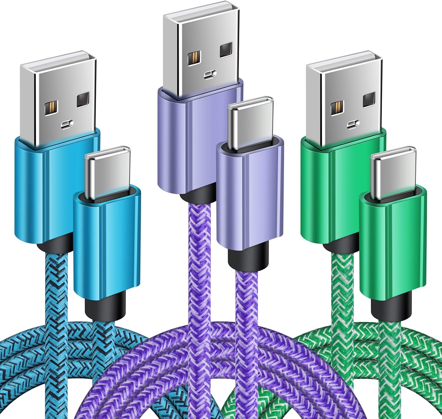 Android Charging Cable Samsung Phone Charger Fast Charging Cord USB Type C Cable