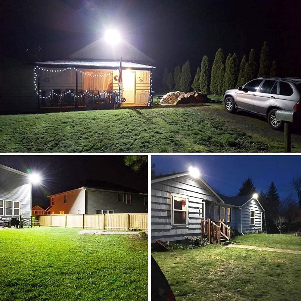 150W LED Flood Light Outdoor,12000lm LED Work Lights with Plug,IP66 Waterproof Security Lights,6500K Daylight White floodlight for Basketball Court, Parking Lots, Playground, Yard