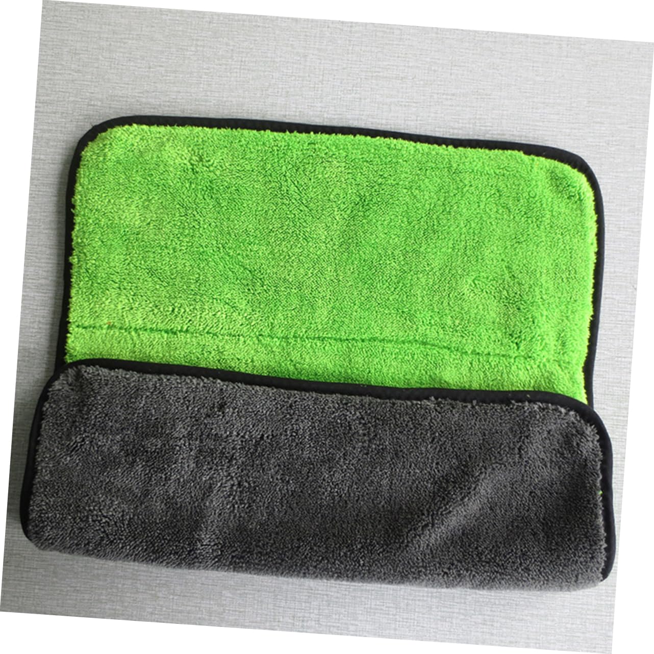 GLEAVI 3pezzi Panno Microfibra Per Auto Asciugatura e Pulizia Rapida Verde e Assorbimento Elevato Resistente e Morbido Per Auto e Superfici Delicate