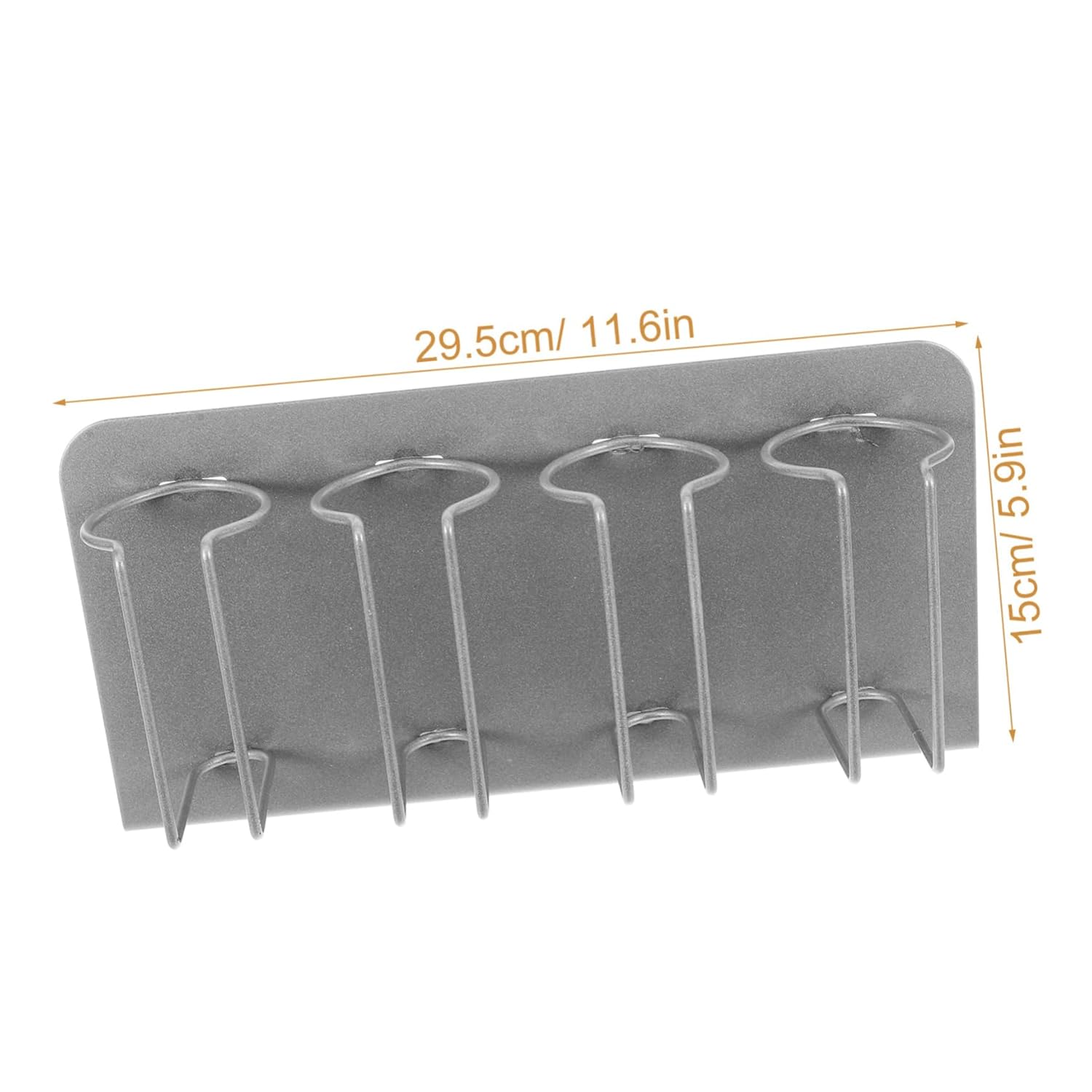 Salon Clipper Stand Hair Trimmer Holder Compact Stainless Steel Storage