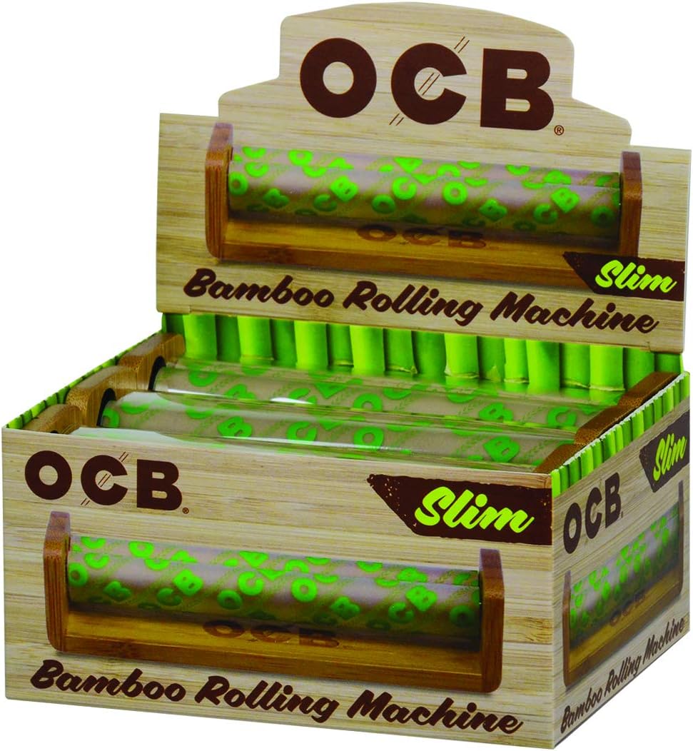 OCB Slim Bamboo Rolling Machine 6Ct King Size 6 Count