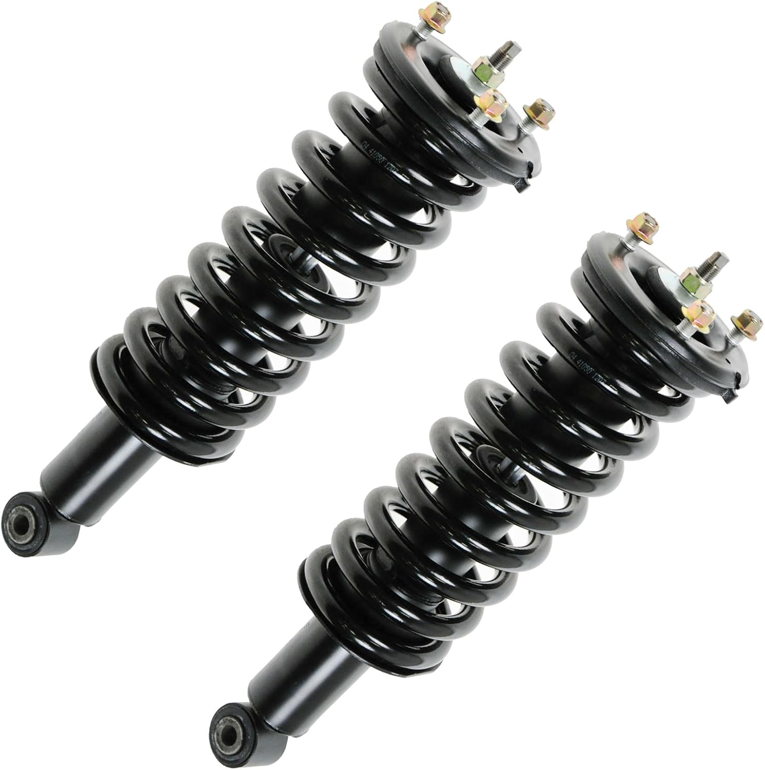TRQ Front Strut and Spring Assembly Set Compatible with 05–12 Nissan Pathfinder 05–15 Xterra 09–12 Suzuki Equator