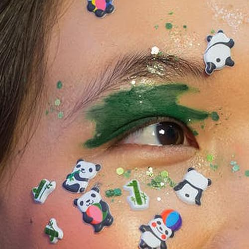 Miniatura 4 de Líquido delineador de ojos verde, de larga duración y secado rápido, aplicador de punta de fieltro para una aplicación precisa, extraíble con agua,