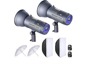 Neewer 600W Outdoor Battery Powered Strobe Photography Lighting Kit