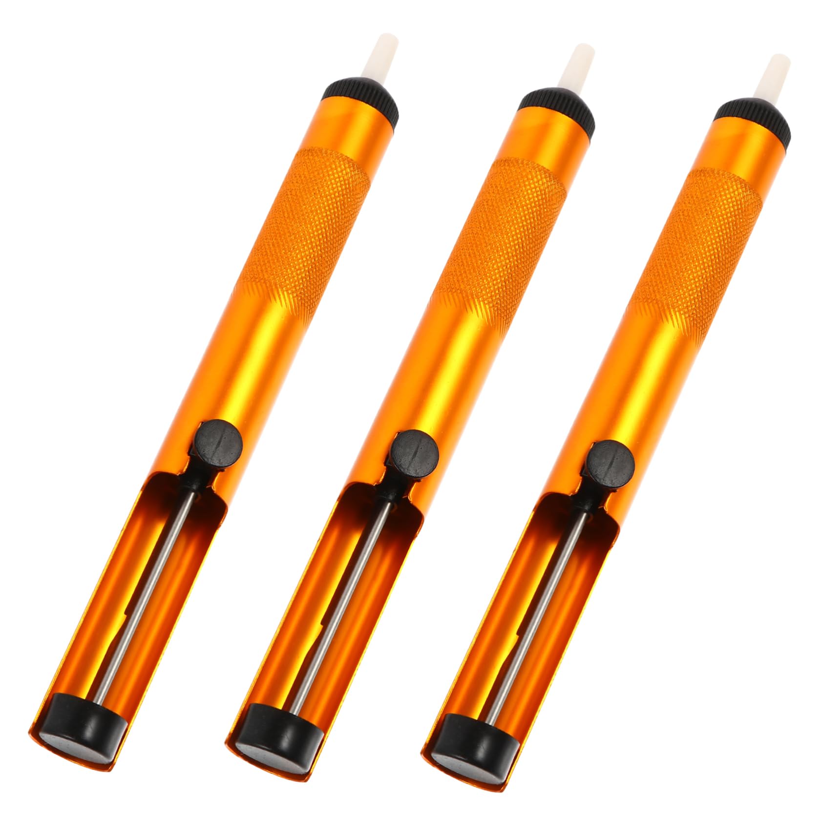 3pcs Solder Absorber Solder Removing Tool Solder Sucker Solder Pump Sucker Desoldering Pump Solder Remover Removing Tool for Desoldering Solder Removal Tool Soldering Sucker Pen