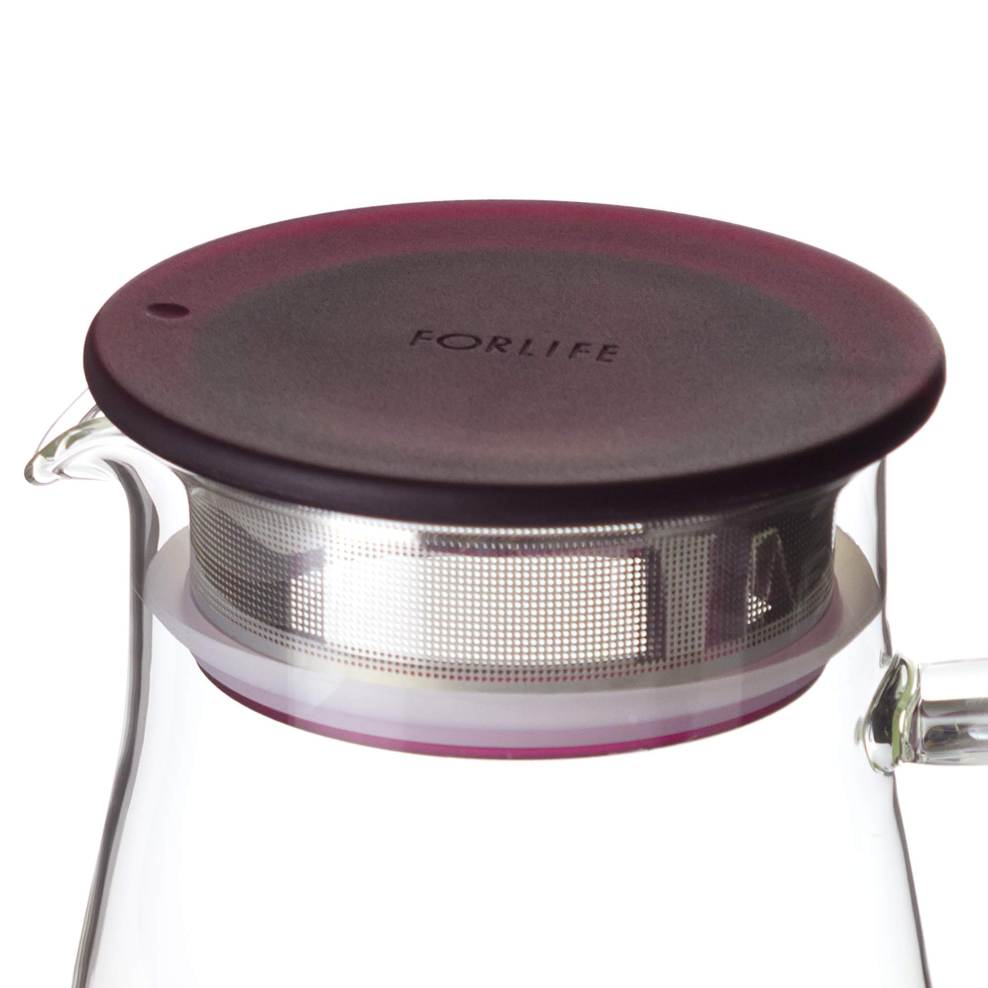 ForLife 838-a-crb Bouteille pichet Thé glacé, verre, Canneberge