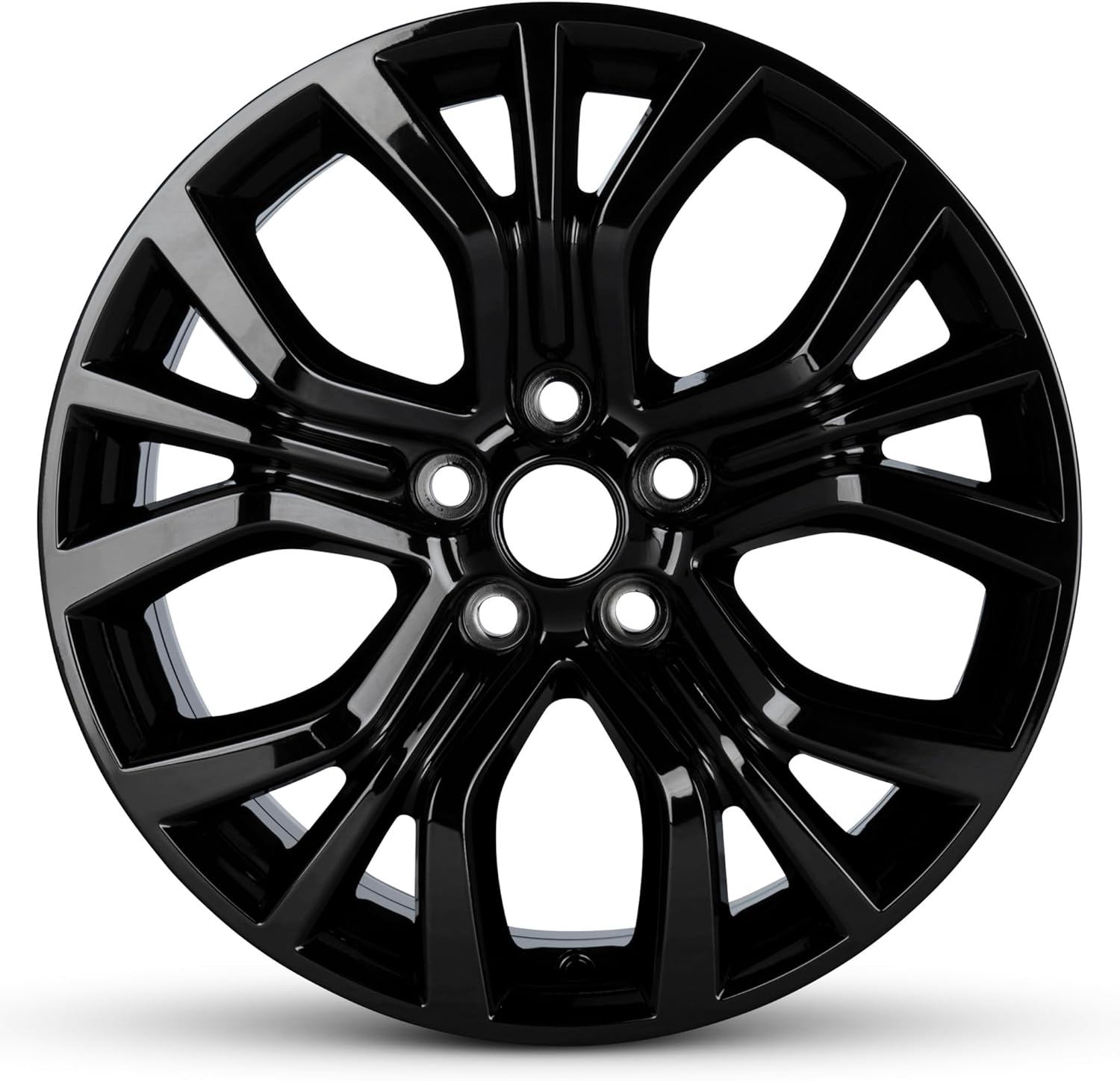 For 2016-2019 Mitsubishi Outlander 18 Inch Painted Black Alloy Rim - OE Direct Replacement - Road Ready SUV Wheel