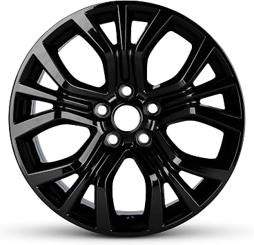 For 2016-2019 Mitsubishi Outlander 18 Inch Painted Black Alloy Rim - OE Direct Replacement - Road Ready SUV Wheel