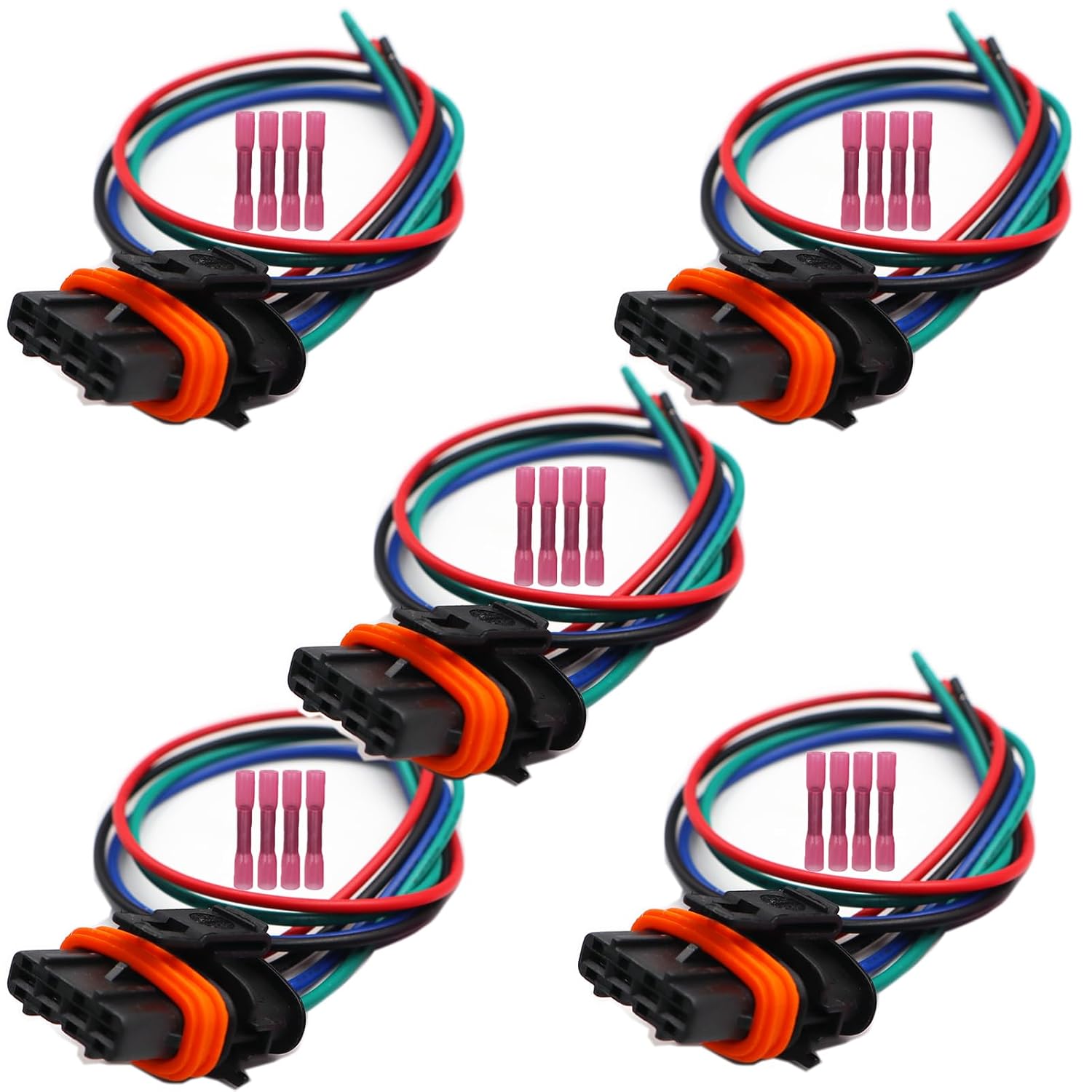 5PCS Electrical Ignition Coil Connector Compatible with Volvo S60 XC70 V60