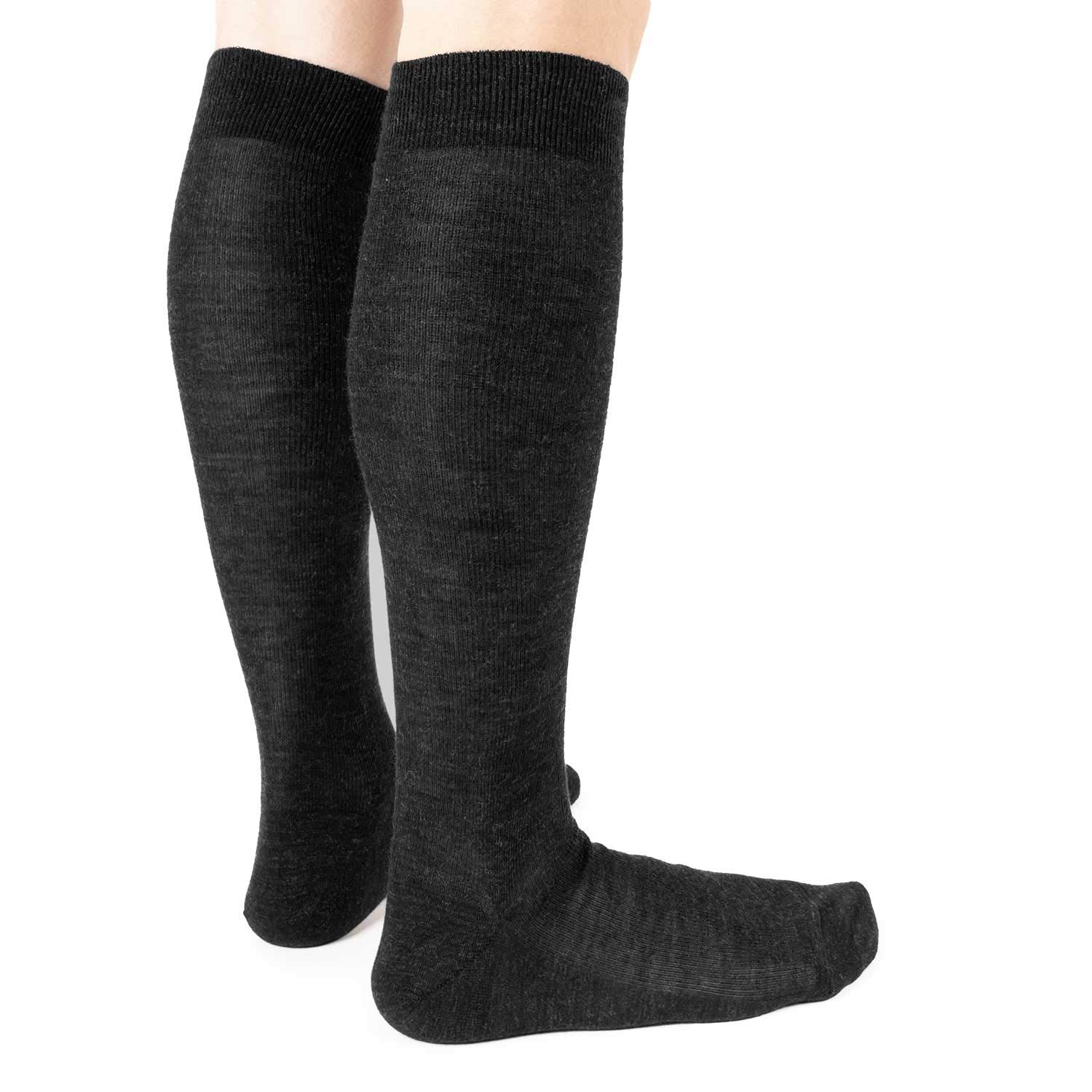 Ciocca Calze lunghe Uomo in lana merinos costina 1:1 - Made in Italy - 6 Paia