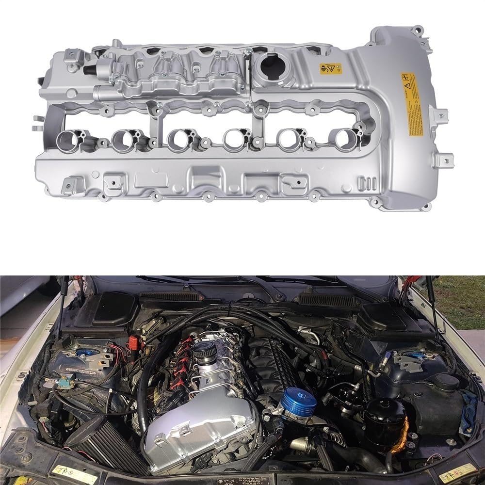 Coperchio Punterie 11127565284 Coperchio Valvola Motore In Alluminio 3.0l Con Guarnizione E Cappuccio Per Bmw N54 135i 335i 335xi 335is 535i Xdrive 740i X6 Z4