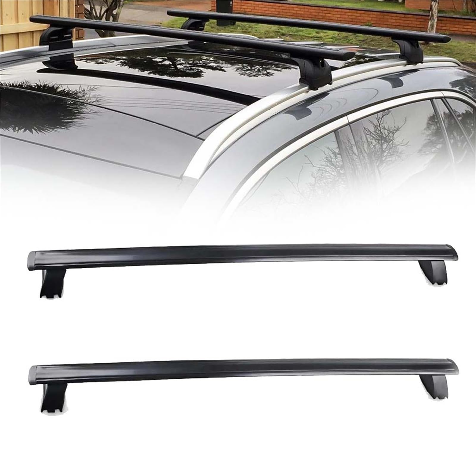 Barres de toit JEEP Grand Cherokee en aluminium contre le manque de coffre