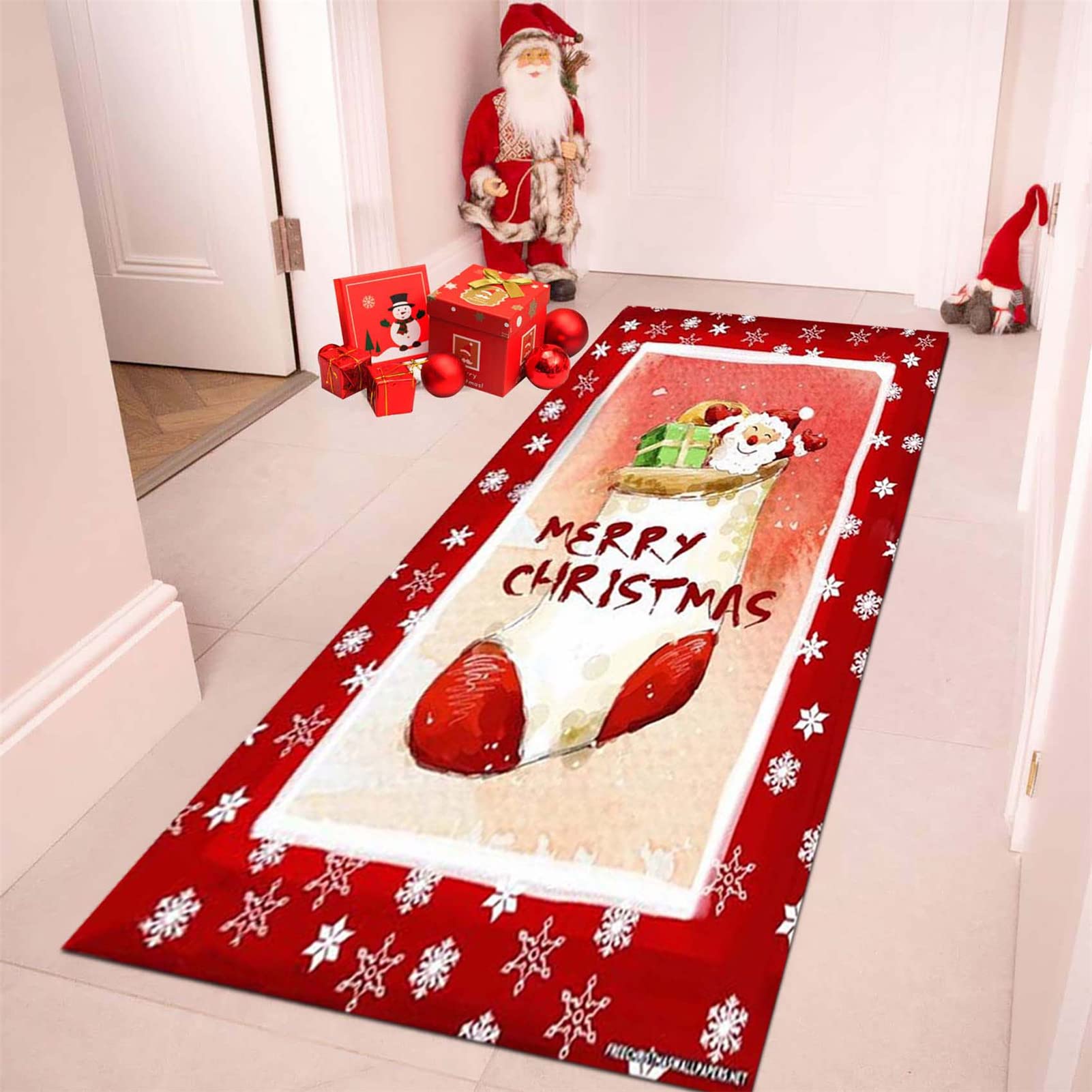 essential - Cherri - Beige / Roze, Tapijtloper 80 x 200 cm Vloerkleed