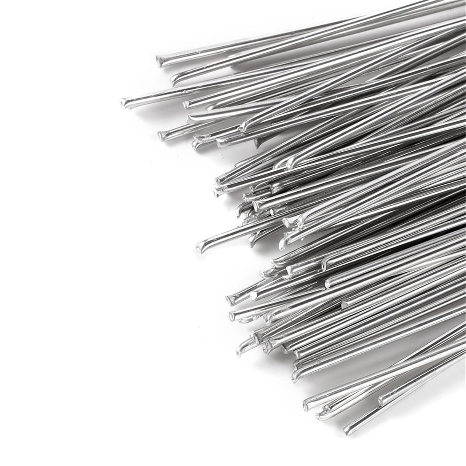 Aluminiowy pręt spawalniczy TIG, pręty proszkowe do spawania, aluminiowy w zestawie 50 różnych rozmiarów miedzi aluminium stali nierdzewnej(33cm 2.0mm)