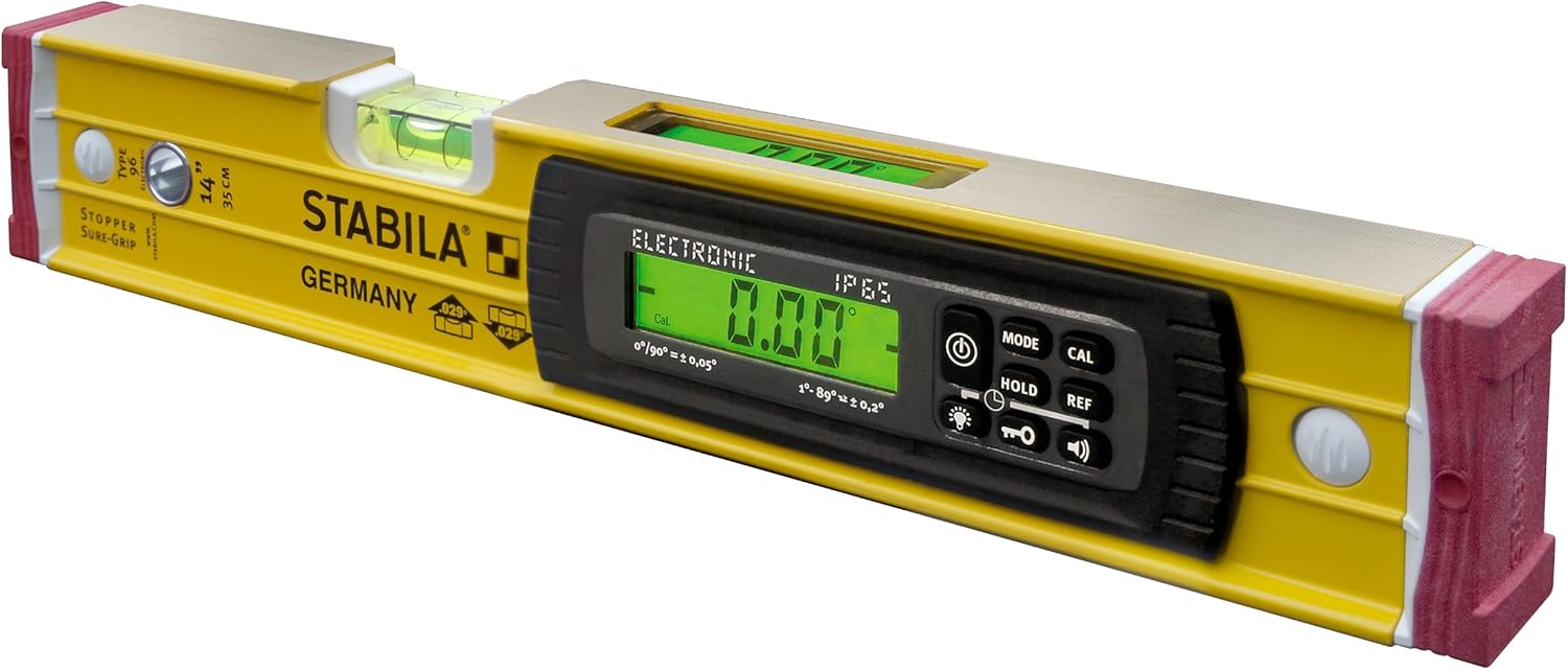 Stabila 36514 14-Inch Electronic Dust and Waterproof IP65 TECH Level with Case