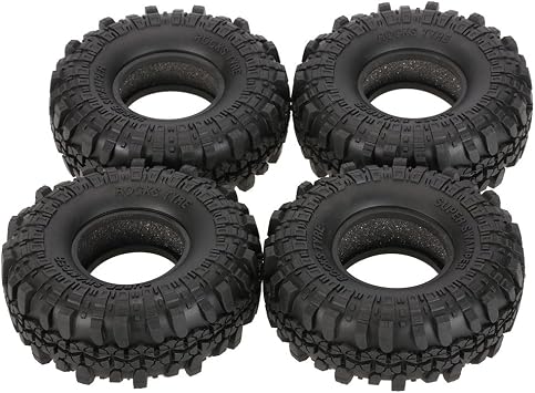 Goolsky 4Pcs AUSTAR AX-4020 1.9 Inch 110mm 1/10 Rock Crawler Tires for D90 SCX10 AXIAL RC4WD TF2 RC Car