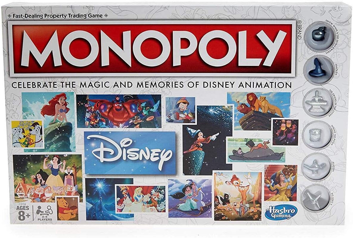 Hasbro Gaming Monopoly: Disney Animation Edition Game