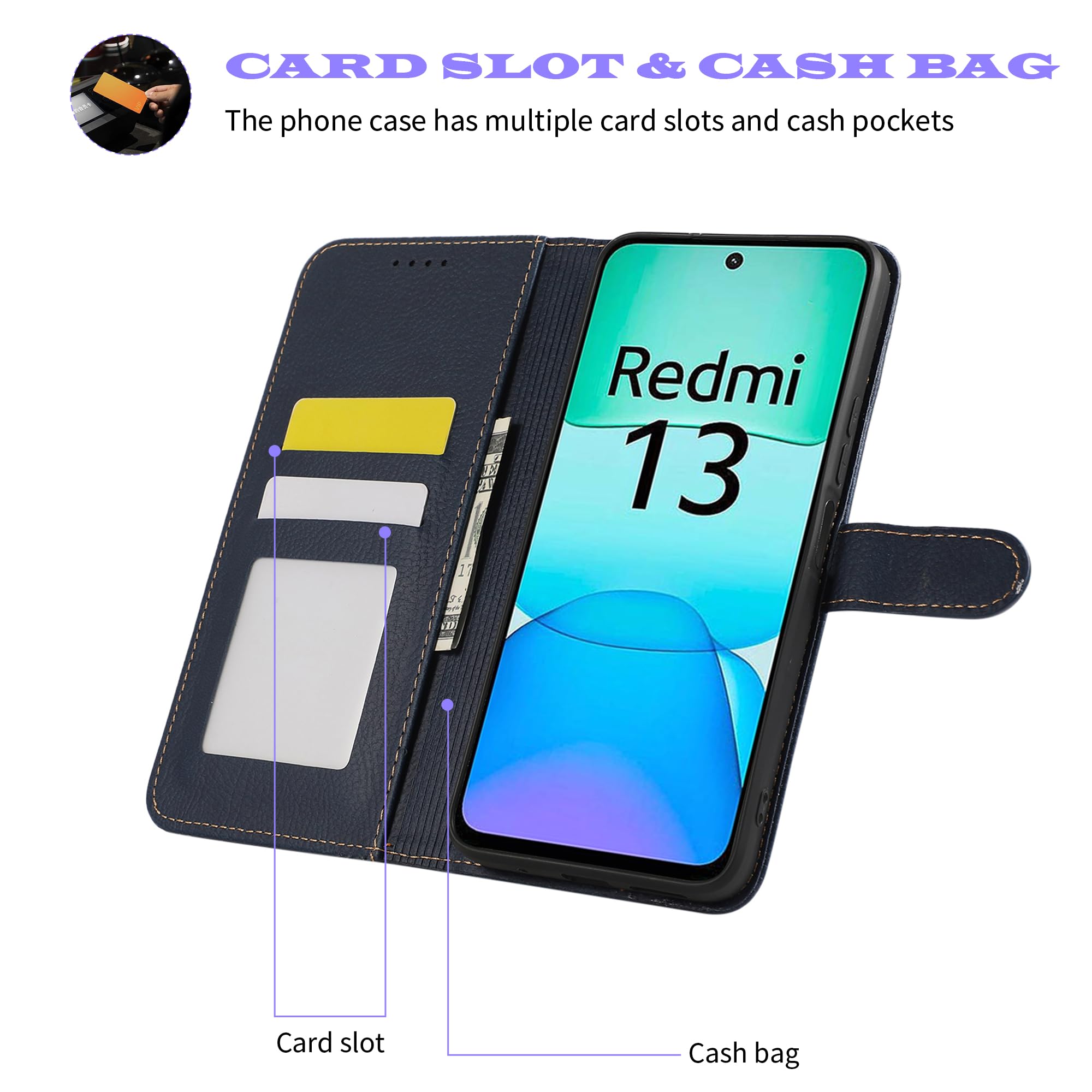 SYTU Coque Pour Sasung Galaxy A05s 4G 6,7 Pouces,at HalfTransparente