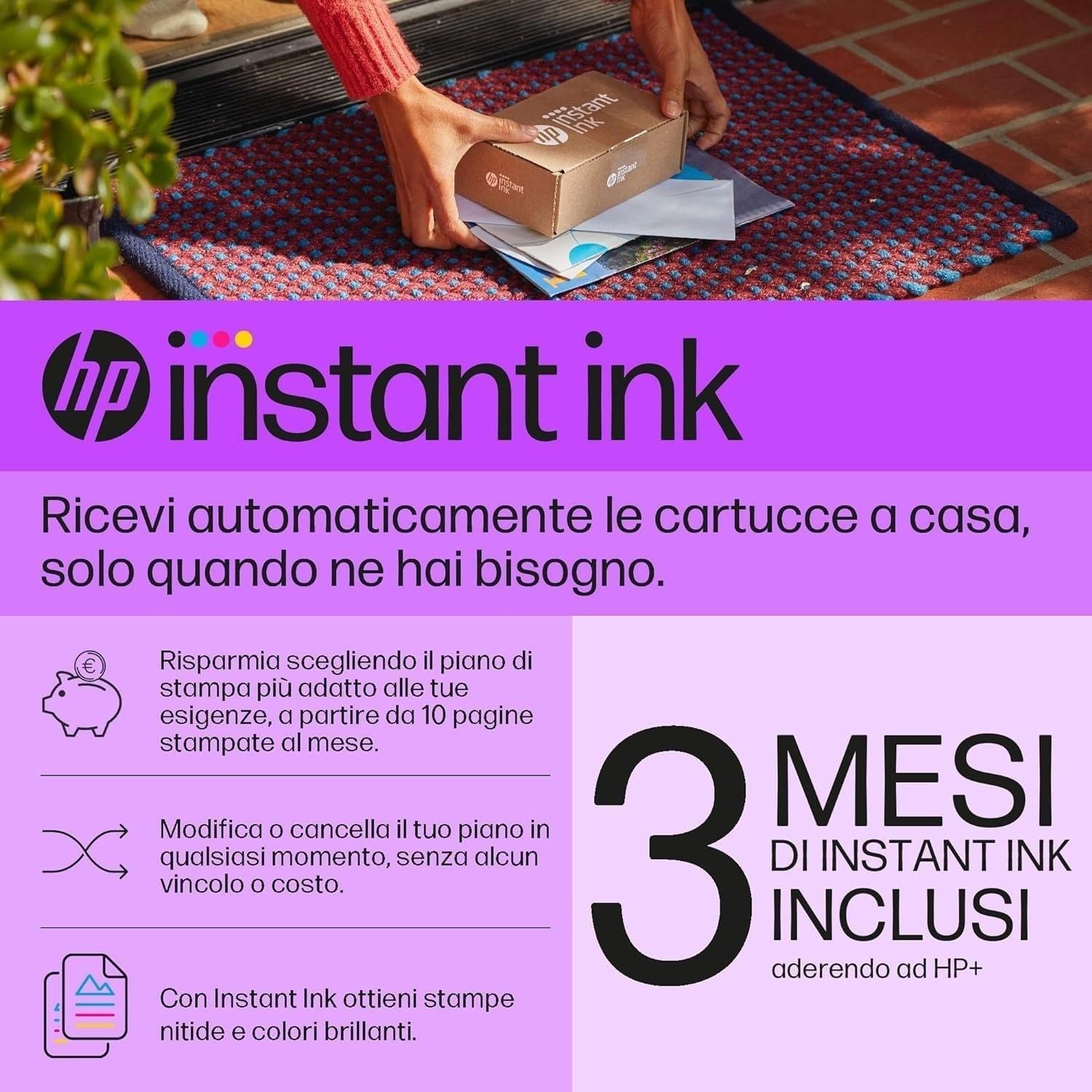 HP Envy 6120e 714L8B, Stampante Multifunzione a Getto d'Inchiostro A4 a Colori, Stampa Fronte e Retro Automatica, Fino a 10 ppm, Wi-Fi, Smart, 3 Mesi di Inchiostro Instant Ink Inclusi, Bianca