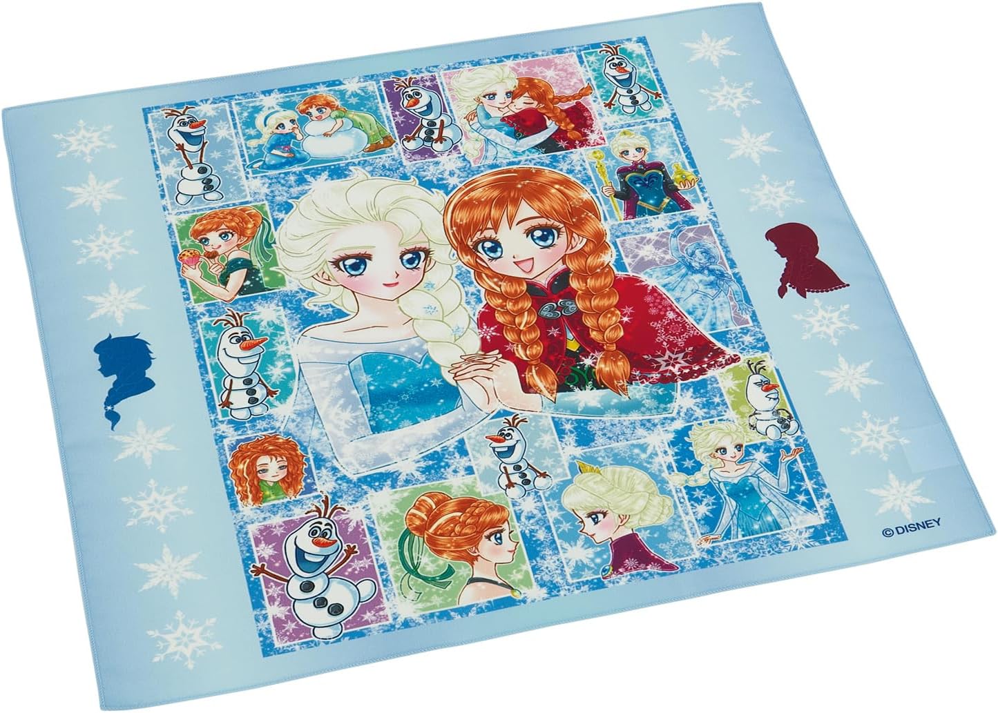 Skater KB7W-A Lunch Drawstring Lunch Bag, Drawstring Bag, Set of 2, Disney Frozen 25, Girls