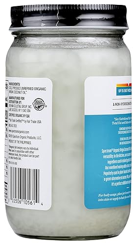 Miniatura 9 de Spectrum Aceite de coco virgen orgánico sin refinar 14 onzas