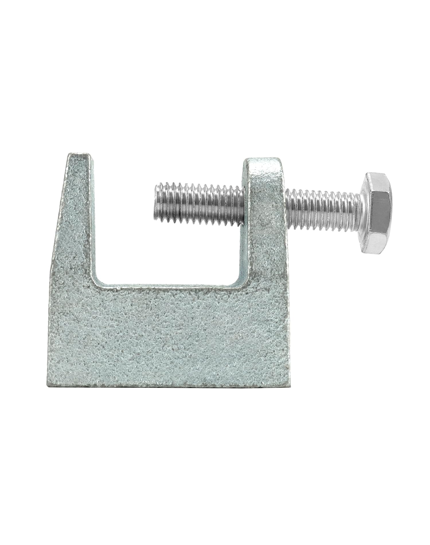 QWORK® 10 piezas soporte de abrazaderas para vigas, acero galvanizado, M12 (12 mm), para construcción de puentes, ingeniería de construcción