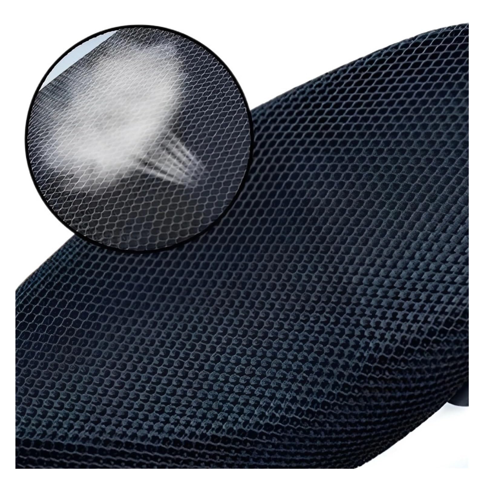 Per coprisedile Tessuto a Per rete 3D Protezione solare per scooter per Cuscino traspirante in a nido d'ape antiscivolo Coprisedile per moto(L)