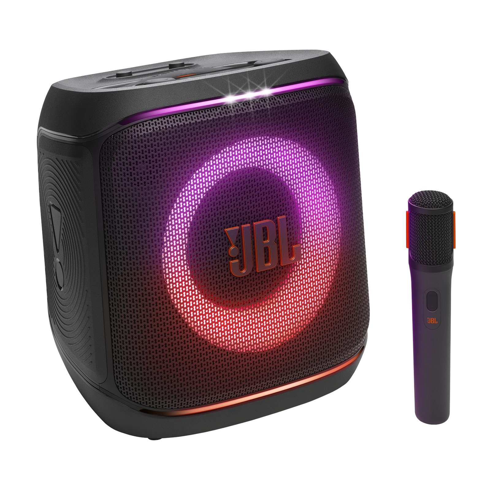 JBL Partybox Encore 2 with Mic| Portable Bluetooth Party Speaker | Dynamic Light Show | Upto 15Hrs Playtime | Mic Support PartyBox App (Black)