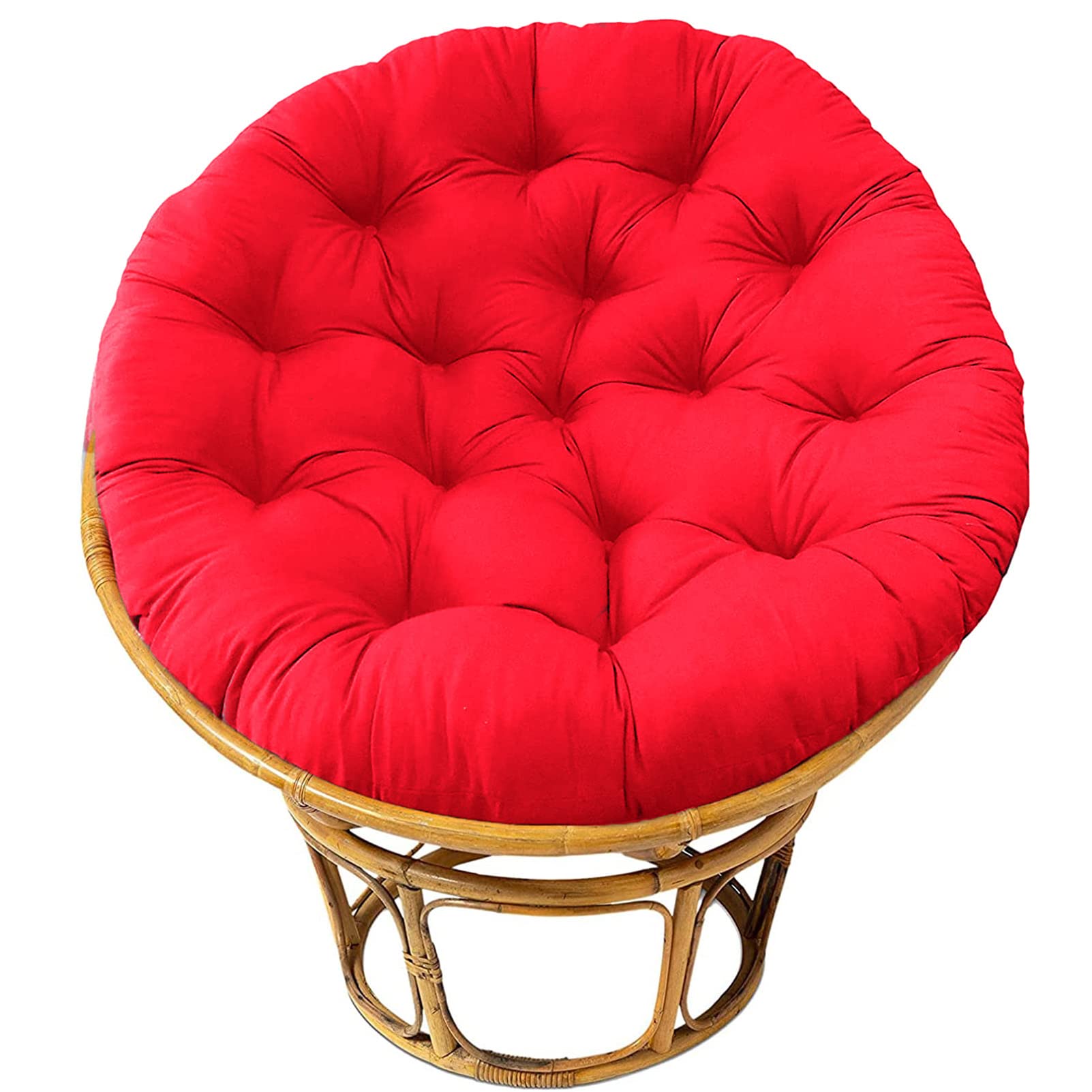 YWBXSHKD Papasan Round Chair Cushions 40x40cm, Thickened Papasan Seat Cushion, Hanging Egg Chair Cushion, Hammock Chair Pad, Thick Larg Egg Chair Indoor Cushion, Hanging Chair Cushion
