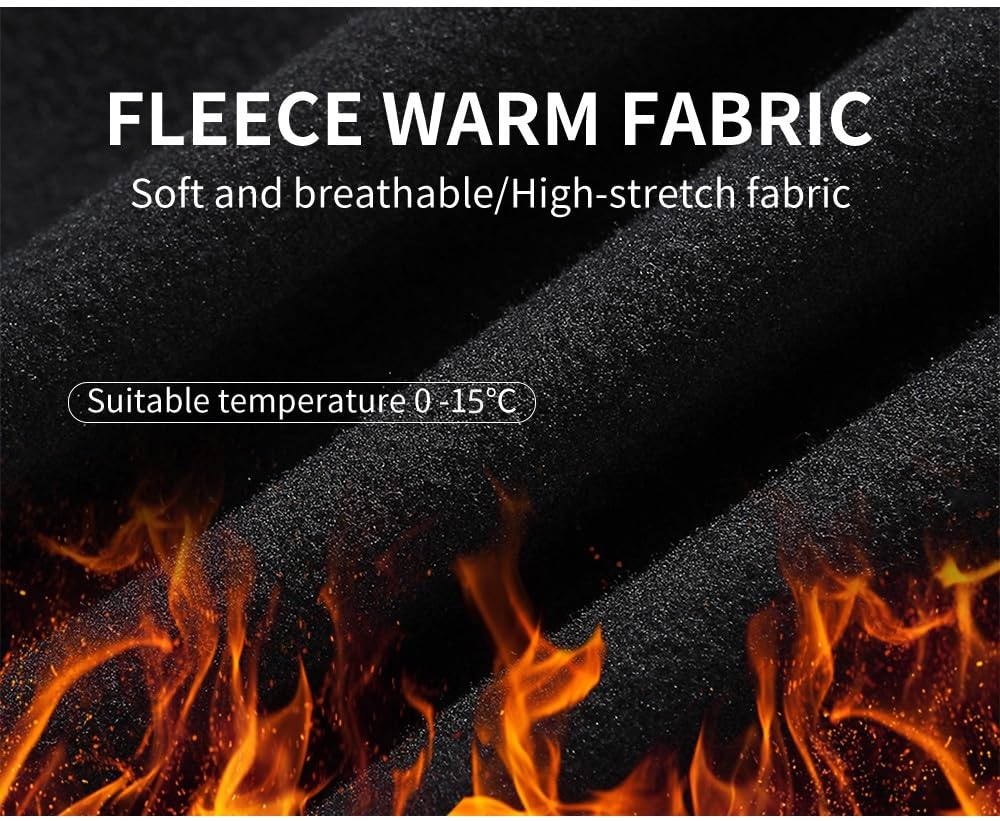 WOSAWE Homme Gilet de Cyclisme Coupe-Vent Softshell Thermique Respirant Veste de Vélo sans Manches pour Automne Hiver