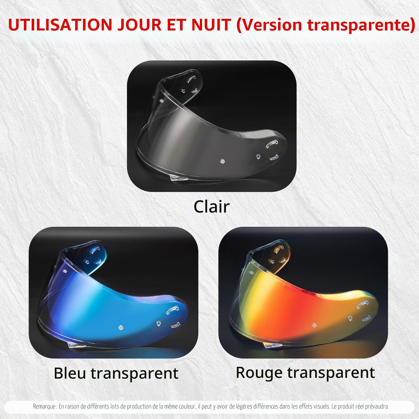 PSLER Visière de Casque pour Neotec 2 Visière Teintée pour Shoei Neotec 2 CNS-3, Protection UV pour Moto Accessoires De Remplacement(Transparent)