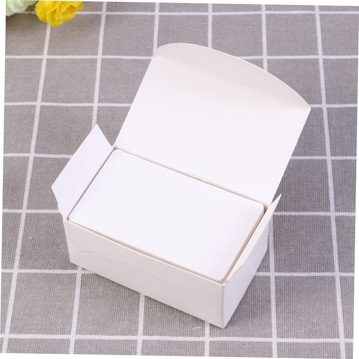 NUOBESTY Lot De 10 Cartes De Vocabulaire Kraft Vierges Cartes Flash De Message Blanches Vierges De Notes De Bureau 100 Pièces X 10