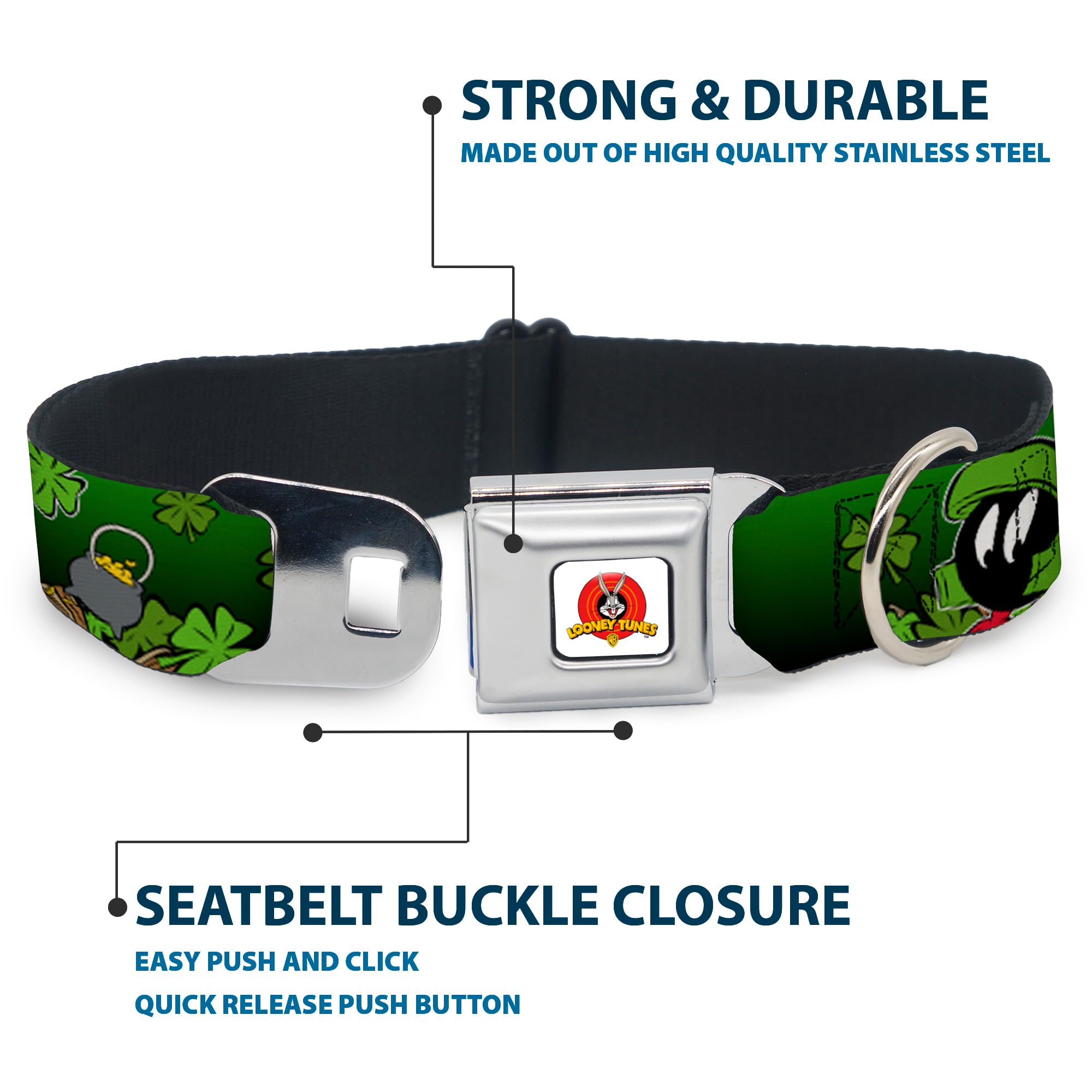 Buckle-Down DC-WLTMM005-WS 33-45 cm obroża dla psa, szeroka mała