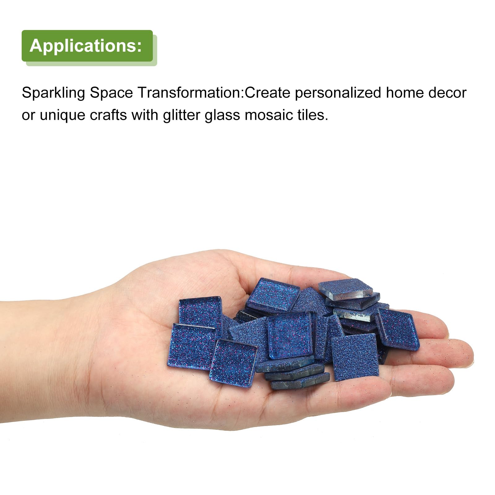 Piastrelle Di Mosaico, Piastrelle Di Vetro 2 X 2 Cm Per