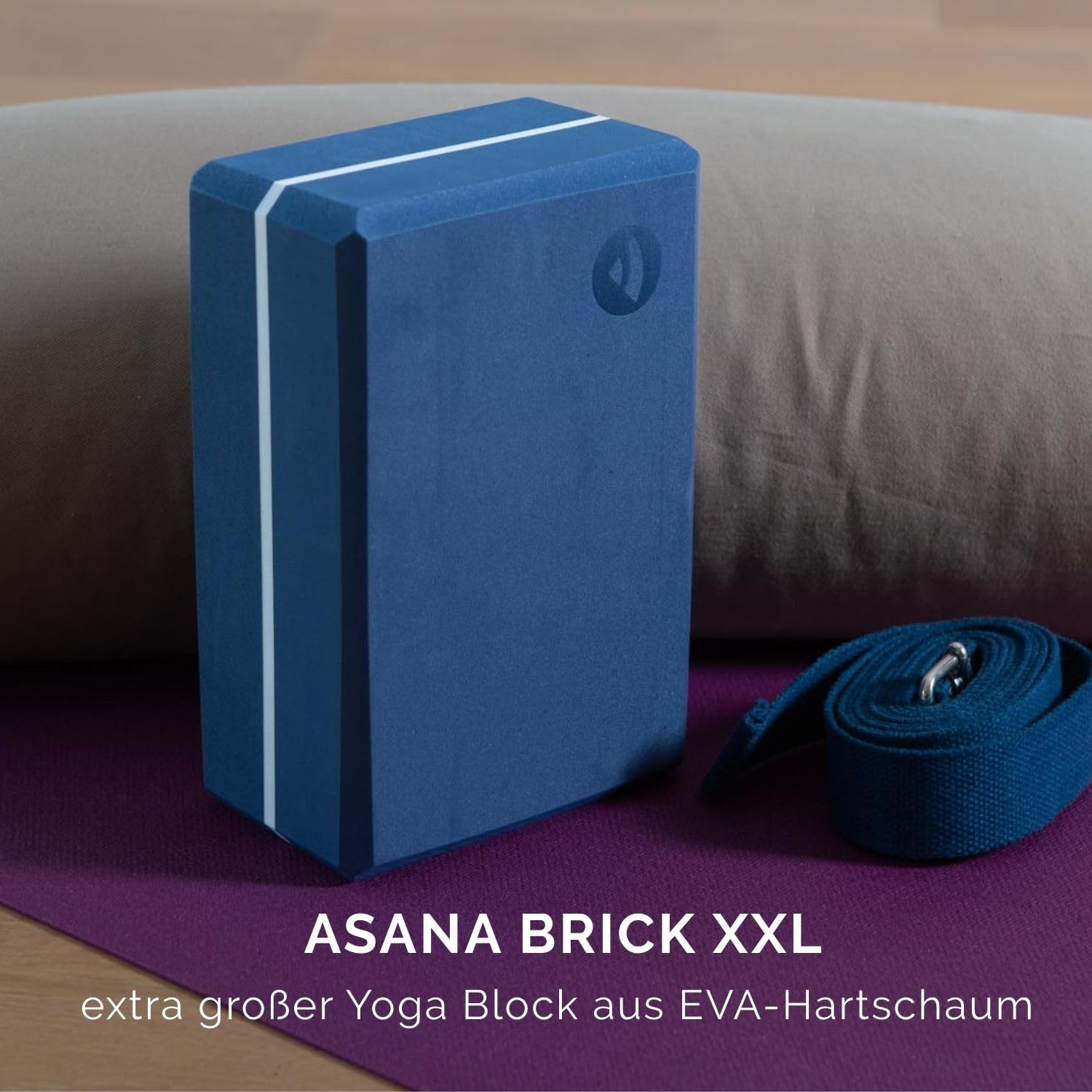 Bodhi ASANA Brick | Yogablock aus EVA Schaumstoff | Hilfsmittel für Anfänger & Fortgeschrittene | Trainingszubehör für Yoga, Pilates & Meditation | Praktisches Equipment für Iyengar Yoga