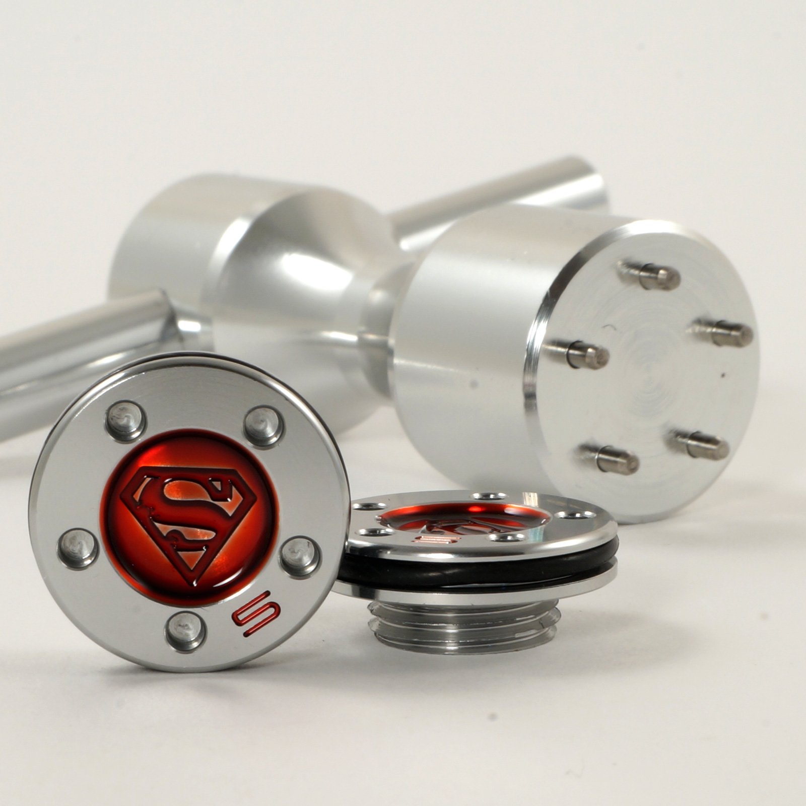 19th Hole Custom Shop 2 of 5g Red Weights with Wrench Tool for Scotty Cameron Fastback, Squareback and Roundback Putters, SM (Silver)