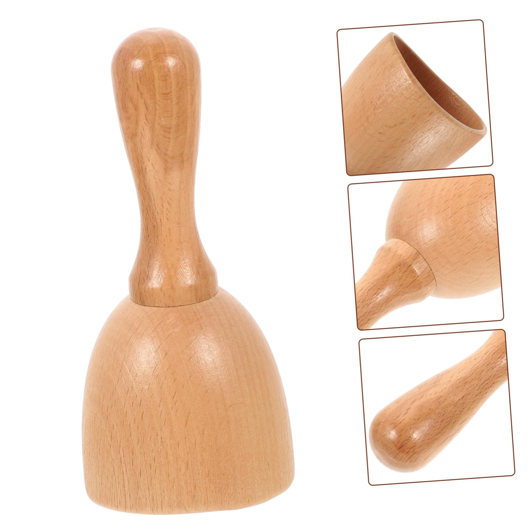 Veemoon Herramienta de Masaje Raspador de Madera en Forma de Copa 14x6 Cm Juego de Ventosas de Vacío Portátil para Terapia Ventosas en Casa, Gimnasio y Oficina, Dispositivo de Guasha