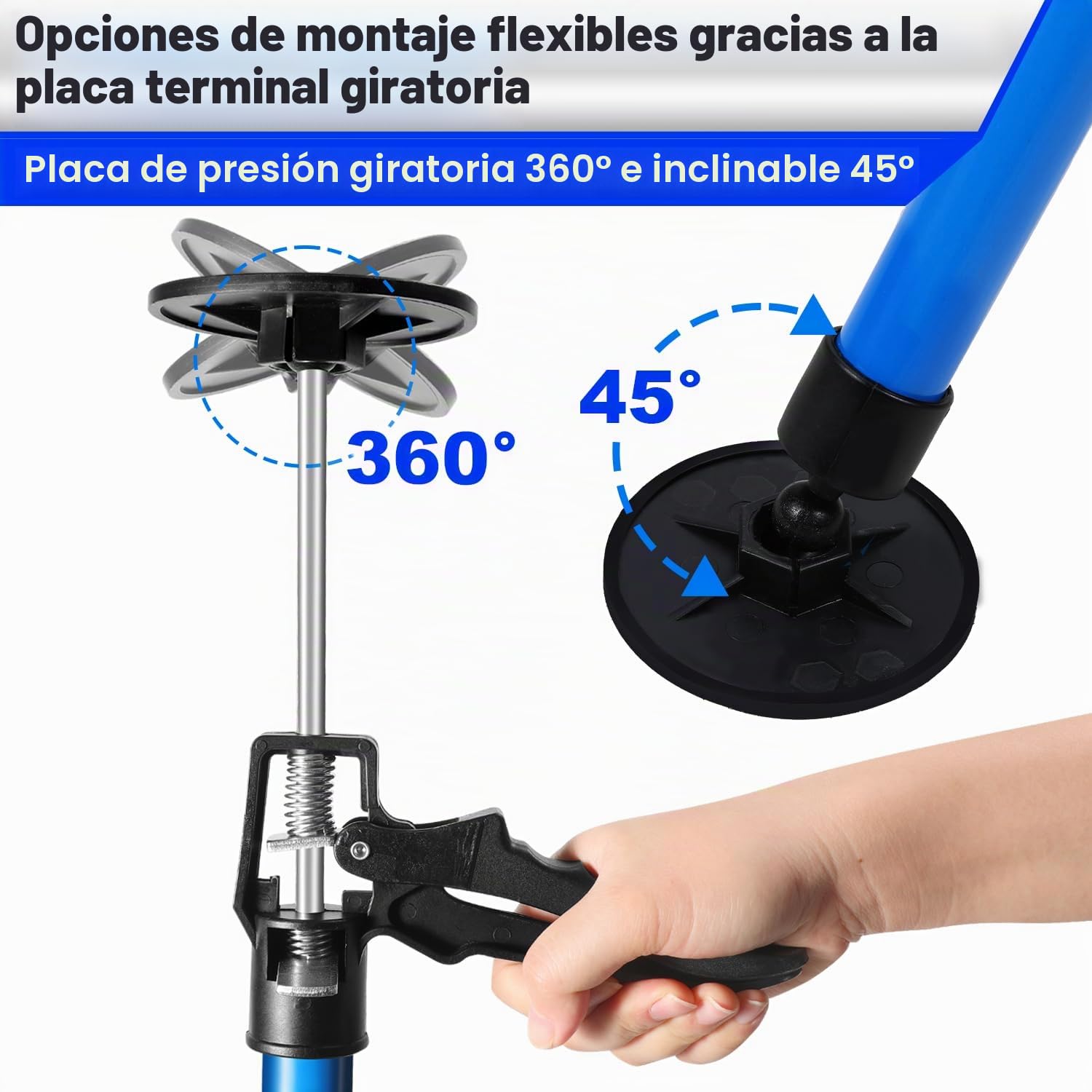 Juego de 2 soportes de techo, tensor de bastidor ajustable en altura, soporte de montaje 115-290 cm, soportes telescópicos con capacidad de carga de 50 kg, soporte de montaje para taller
