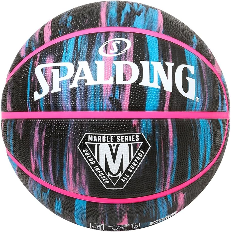 Spalding Basketball Basic No. 7 Rubber Marble