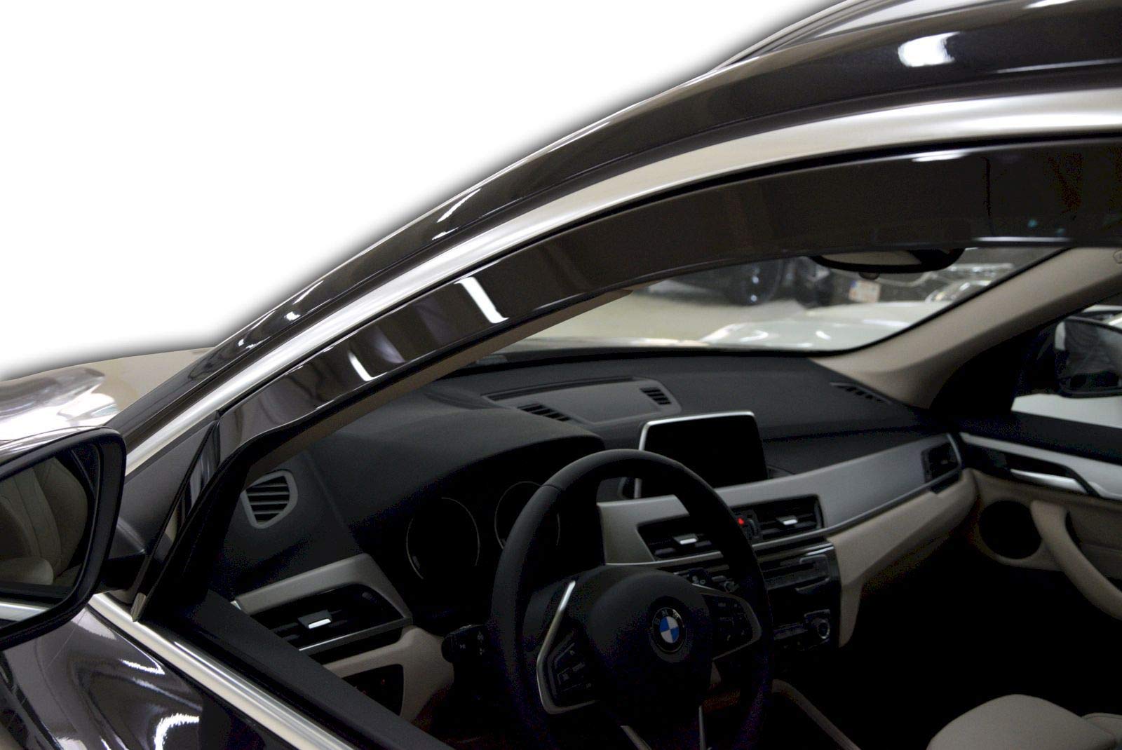 J&J AUTOMOTIVE Derivabrisas para BMW X1 F48 2015-2020 4 piezas