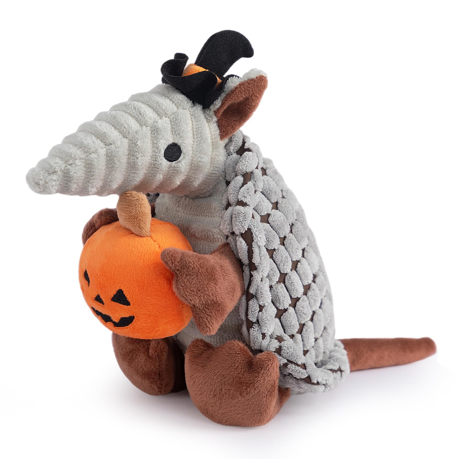 Hollypet Armadillo Squeaky Puppy Dog Toys for Small Medium Dogs, Halloween