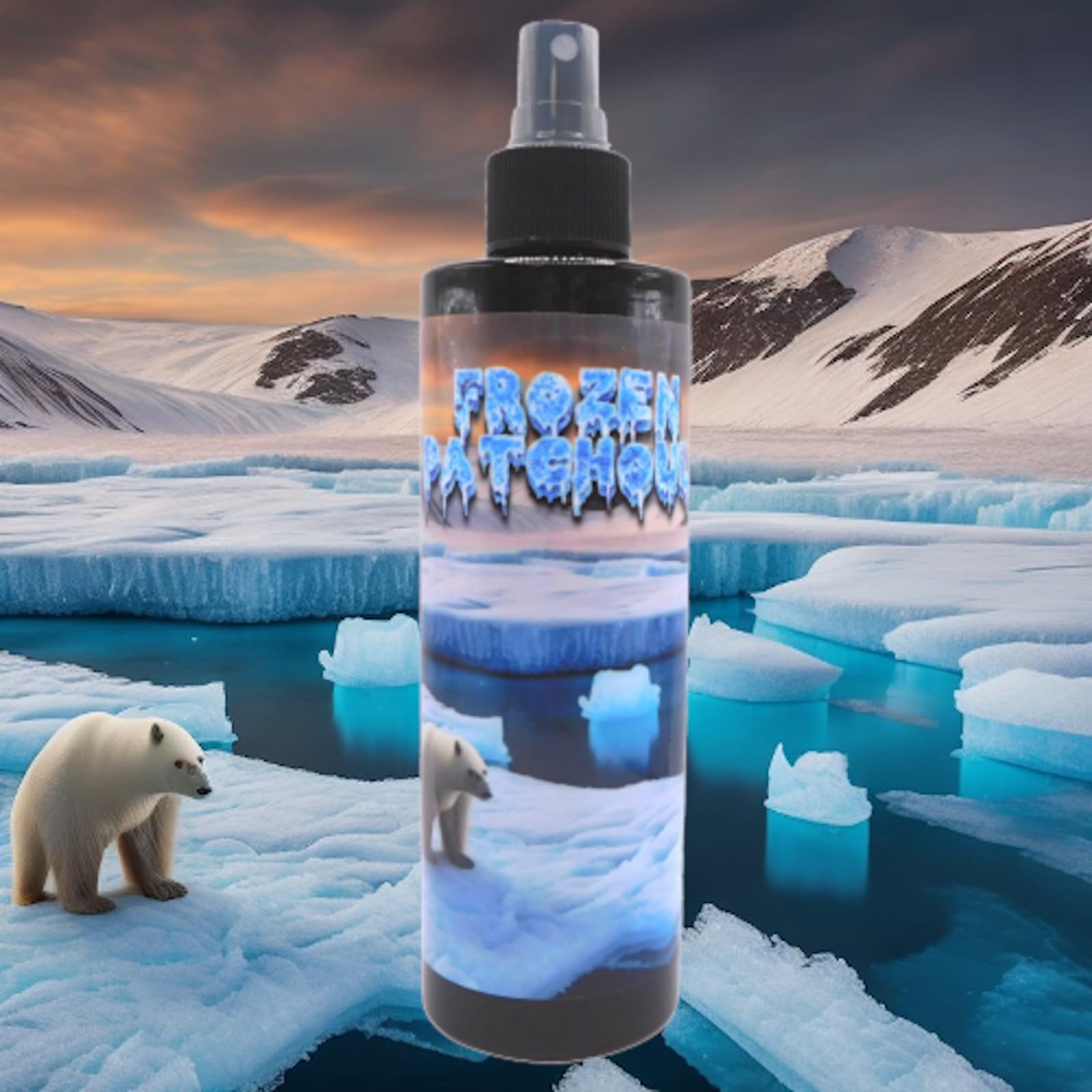 Kühl-Bodyspray Frozen Patchouli 250 ml Körperspray mit Aloe Vera Kühleffekt