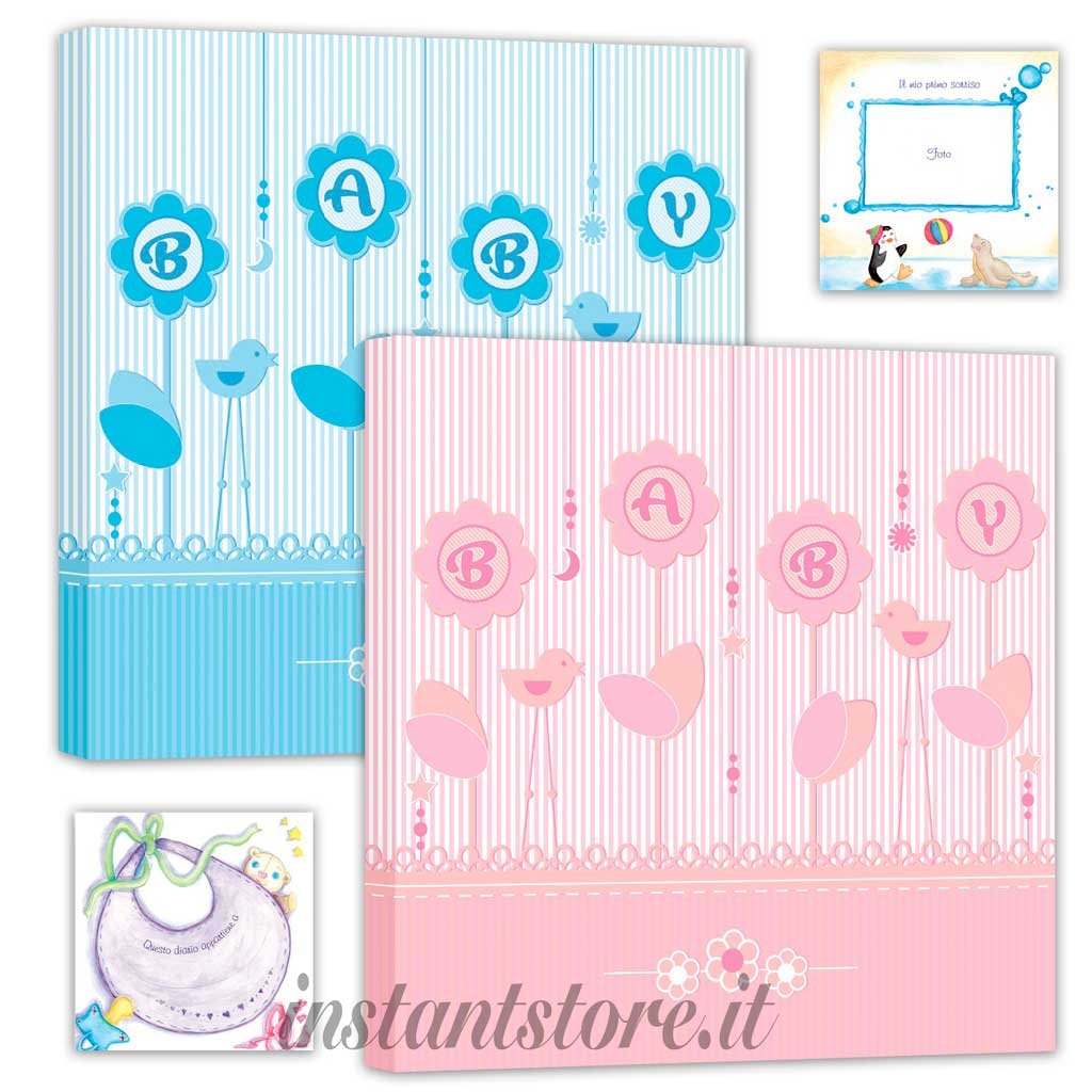 Zep BY25I Baby Book Photo Album for Paste Photo and Birth Journal