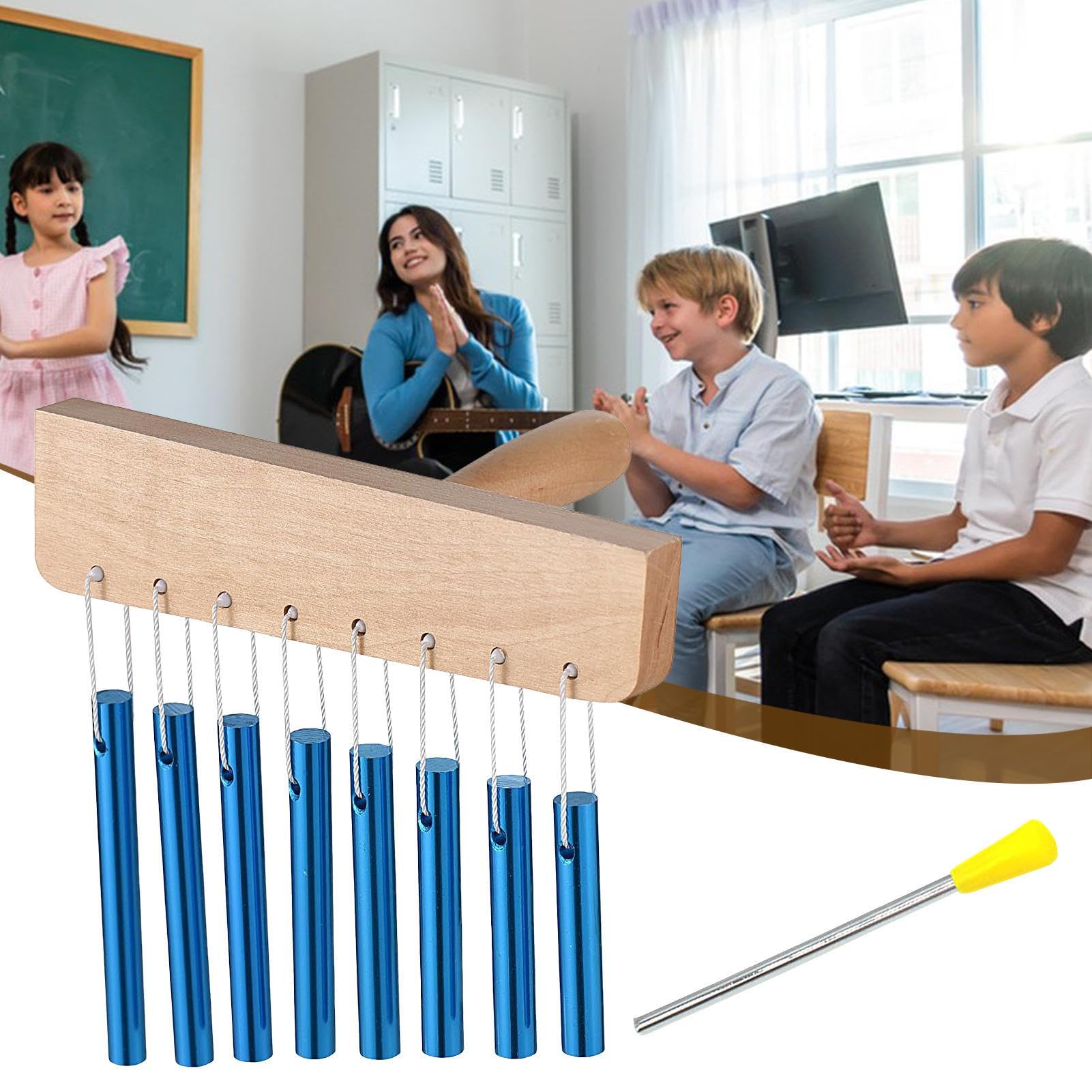 CHIMES Instrument, Percussion CHIMES | 8 notes Bar carillon,Instruments de sonore, décoration musicale, instruments de percussion à la main pour décoration en classe