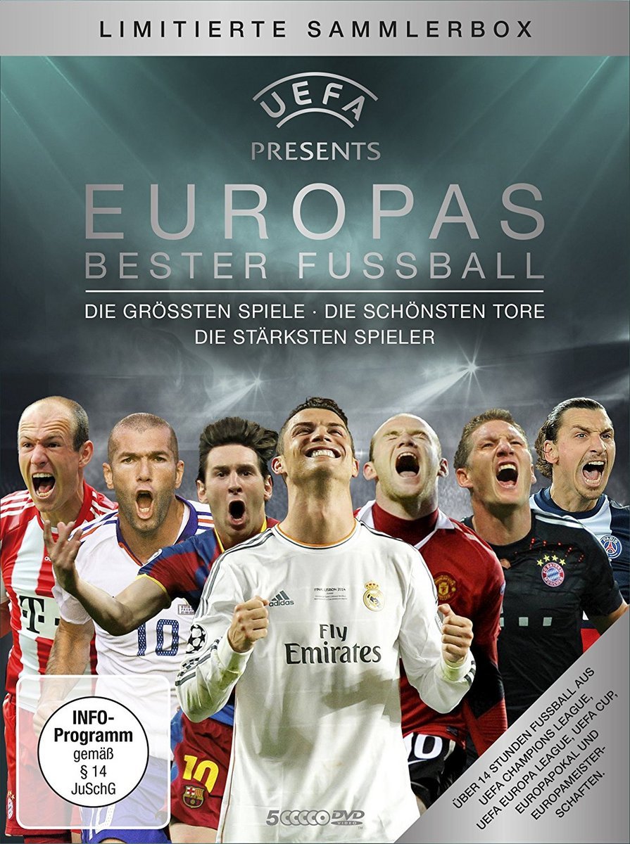 DVD UEFA fútbol europeo lo mejor de Alemania para coleccionistas y aficionados del balón