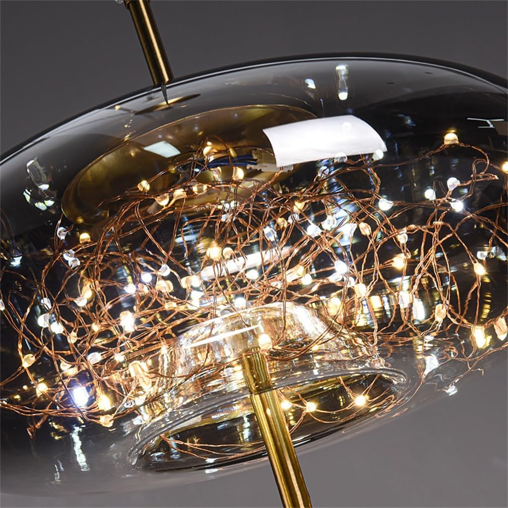 Bedroom Chandelier Creative Personality Glass Lamp Aisle Bar Bedside Chandelier