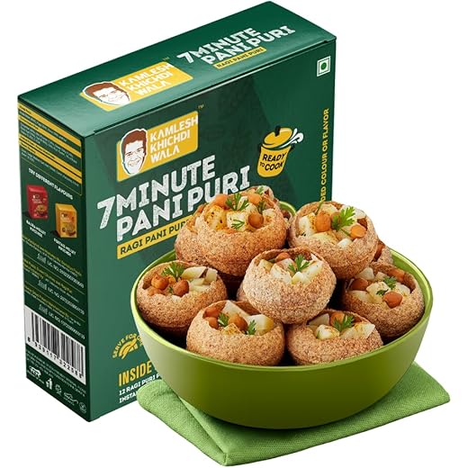 Ragi Pani Puri - Healthy Millet Snack